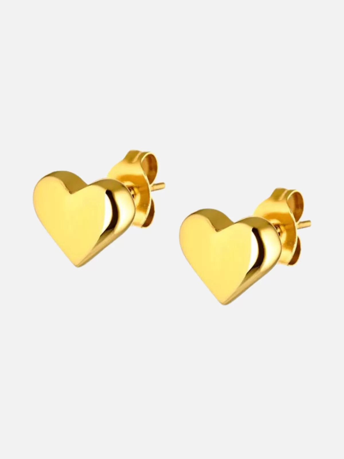 Cendre Earrings | Olivia Heart Earrings - Gold