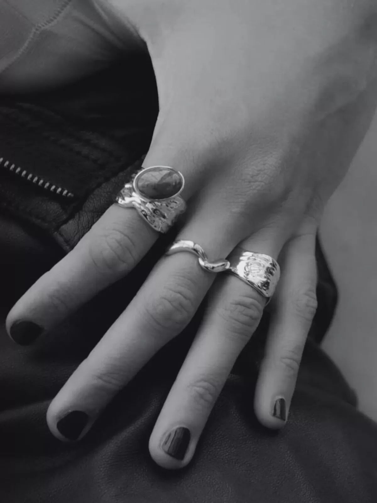 F+H Jewellery Rings | Jewellery | Oyster Shell Ring: Sterling Silver