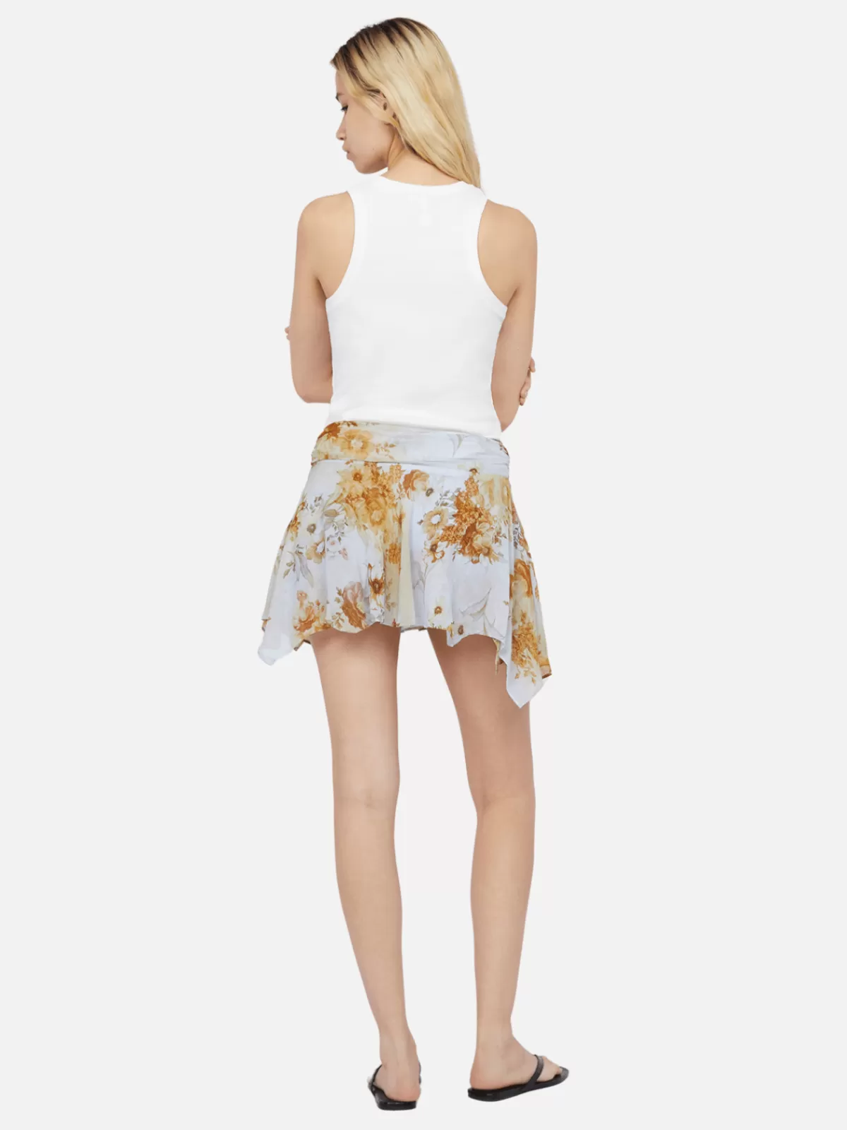 Bec + Bridge Skirts | Rahni Mini Skirt - Antique Denim Floral