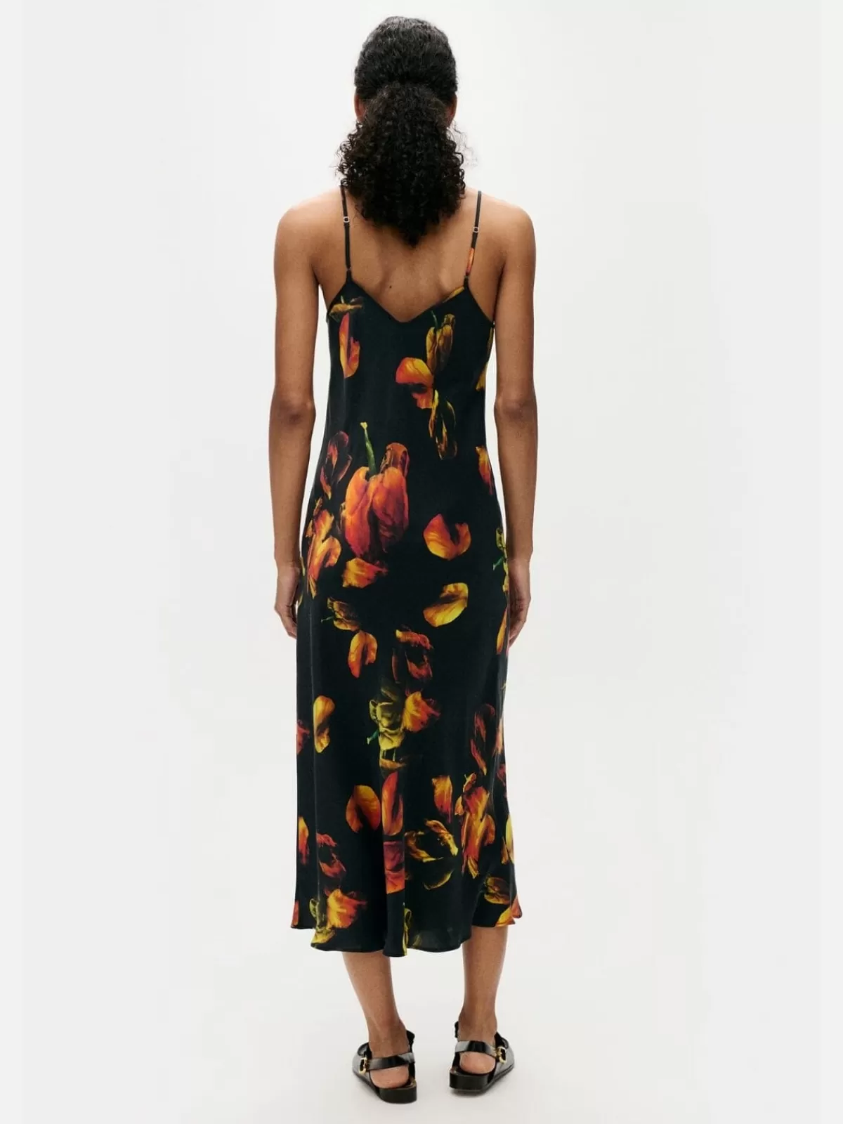 Silk Laundry Dresses & Jumpsuits | 90s Slip Dress - Tulipa Black