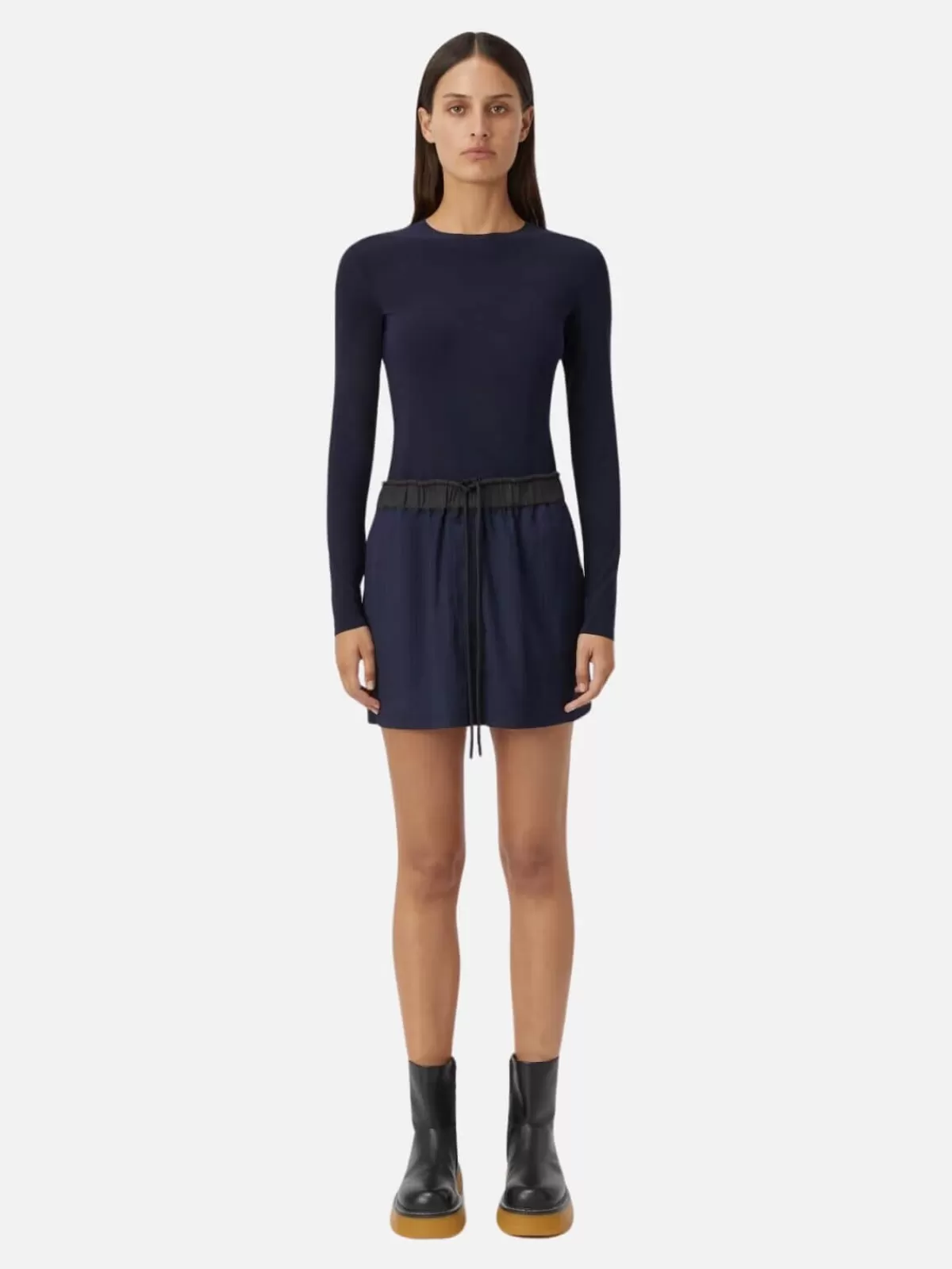 Camilla and Marc Skirts | Saphira Pinstripe Skirt - Ink Blue