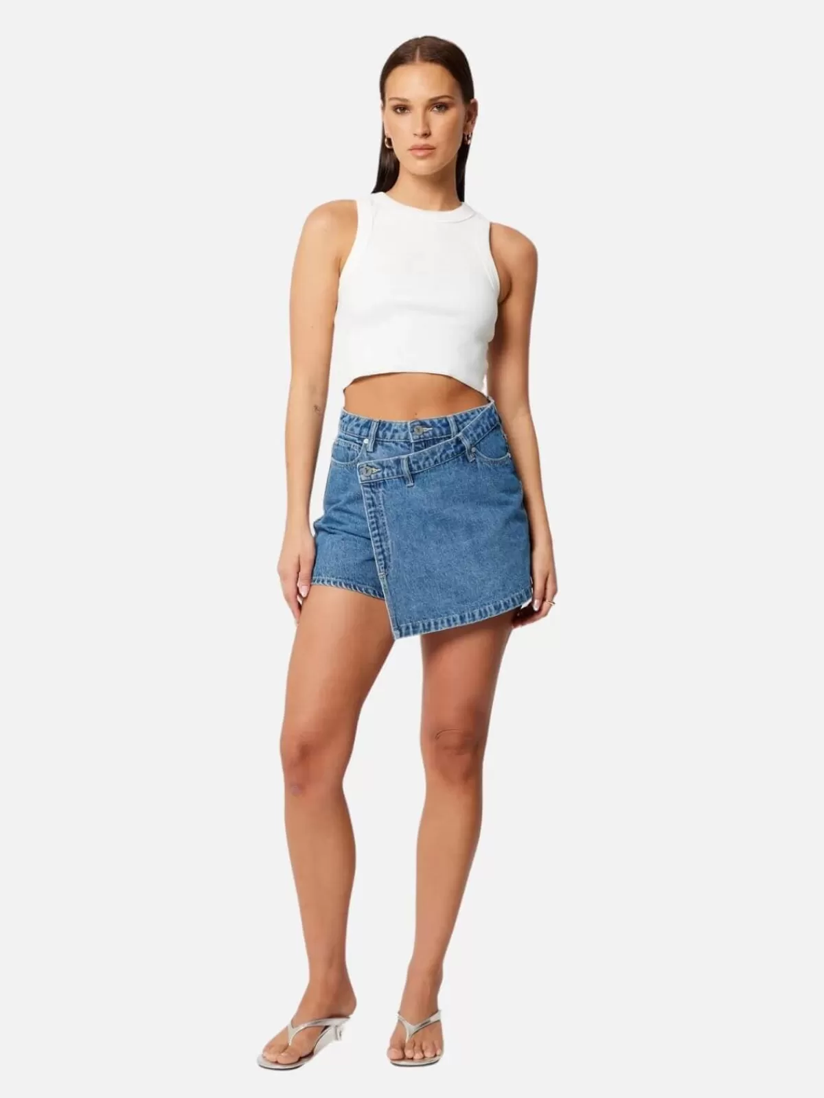 Abrand Skirts | Denim | 95 Skort - Chantell