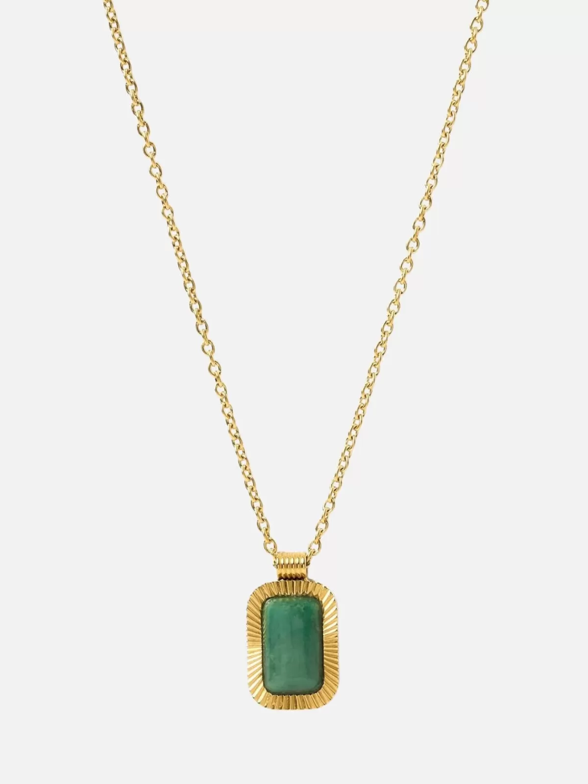 Arms Of Eve 14K | Necklaces | Teo Gold Necklace - Jade