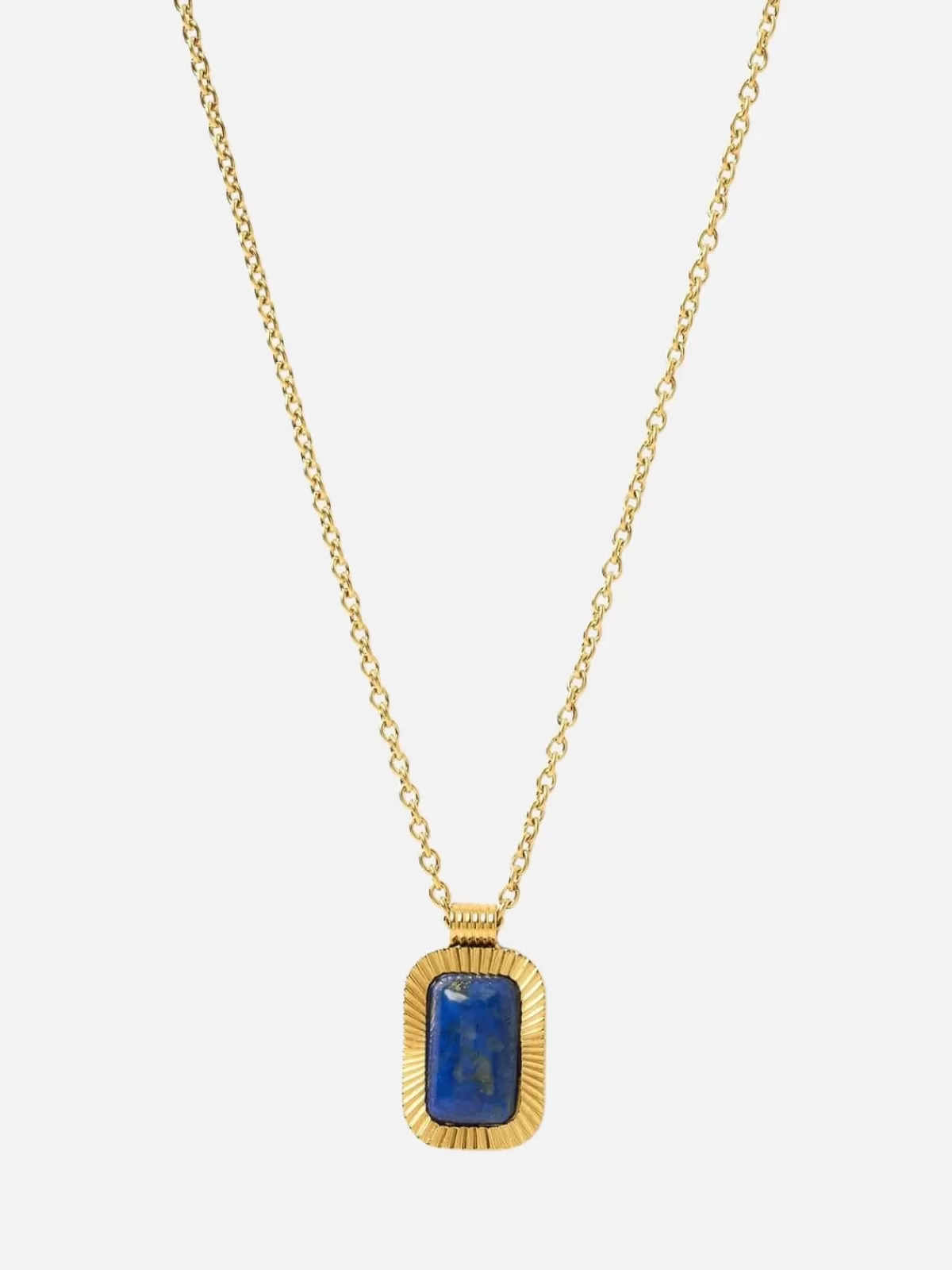 Arms Of Eve 14K | Necklaces | Teo Gold Necklace - Lapis