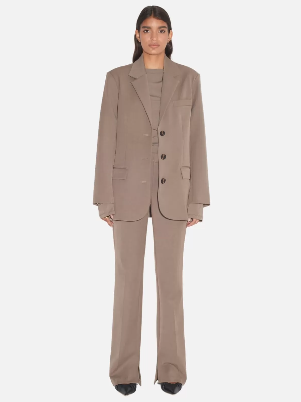 Hansen and Gretel Pants | Uma Tailored Suit Pant - Olivine