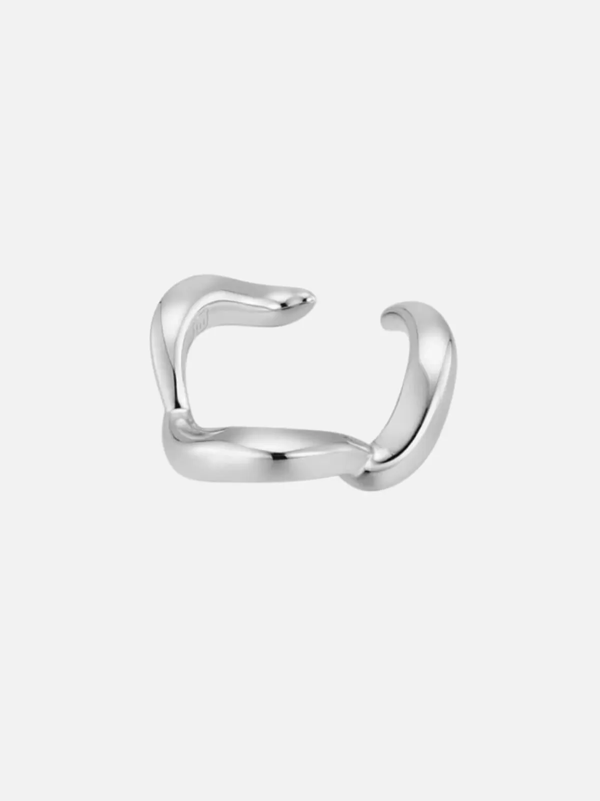 F+H Jewellery Earrings | Jewellery | Wave Ear Cuff: Sterling Silver